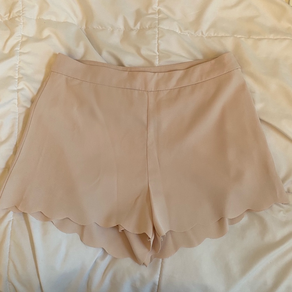 Pale pink shorts